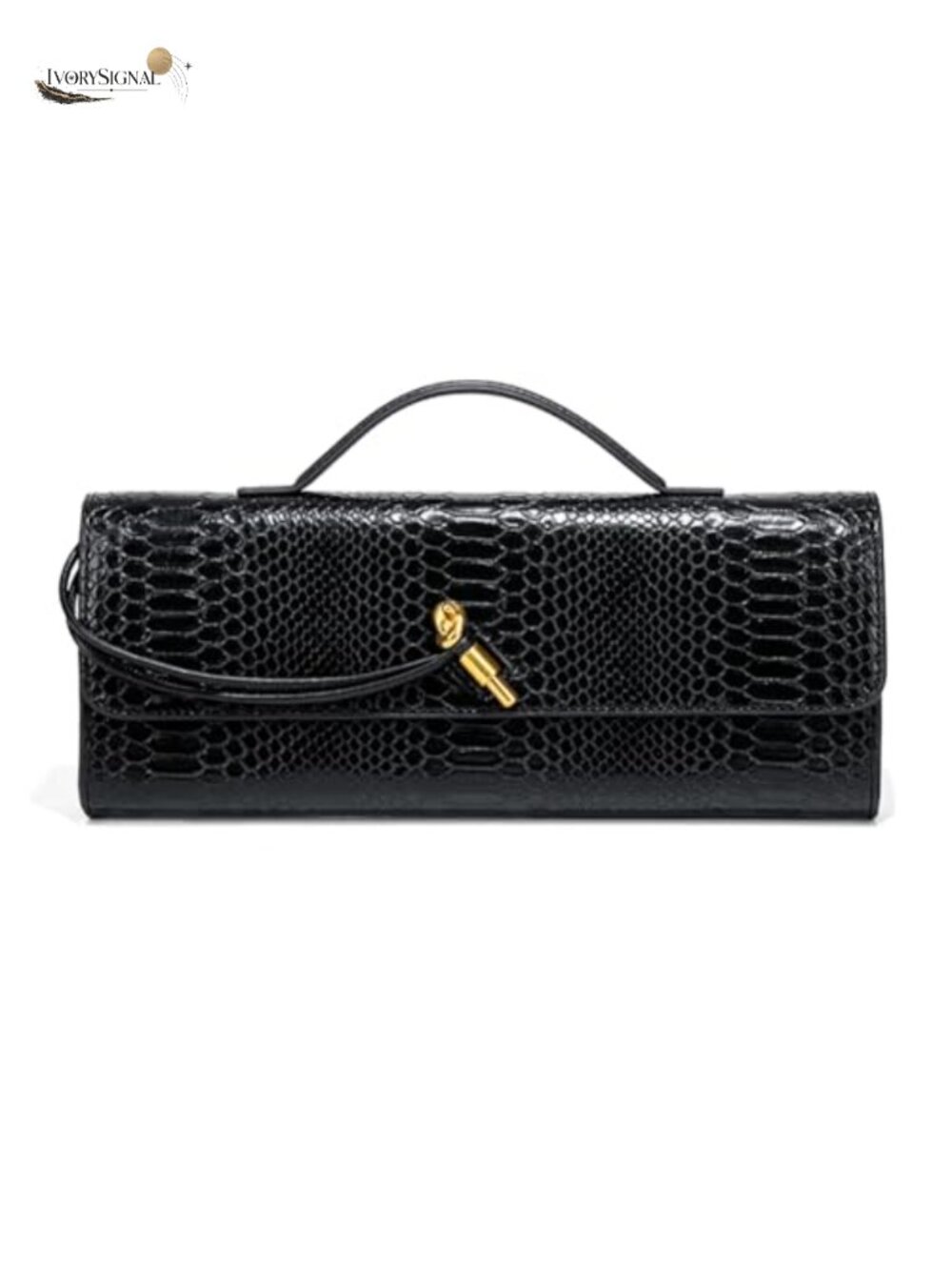 Crocodile Print Leather Clutch Evening Handbag Crossbody Tote Bag